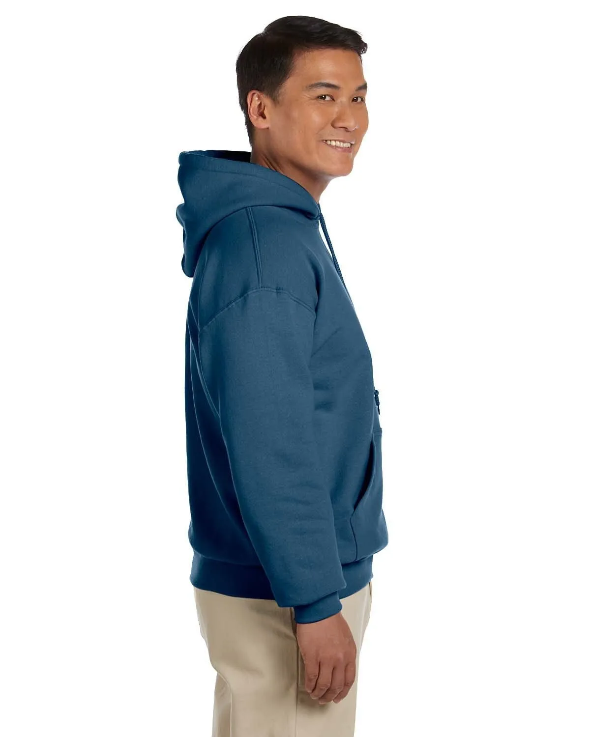 Gildan Lightweight 50/50 Hoodie Sweatshirt | Indigo Blue