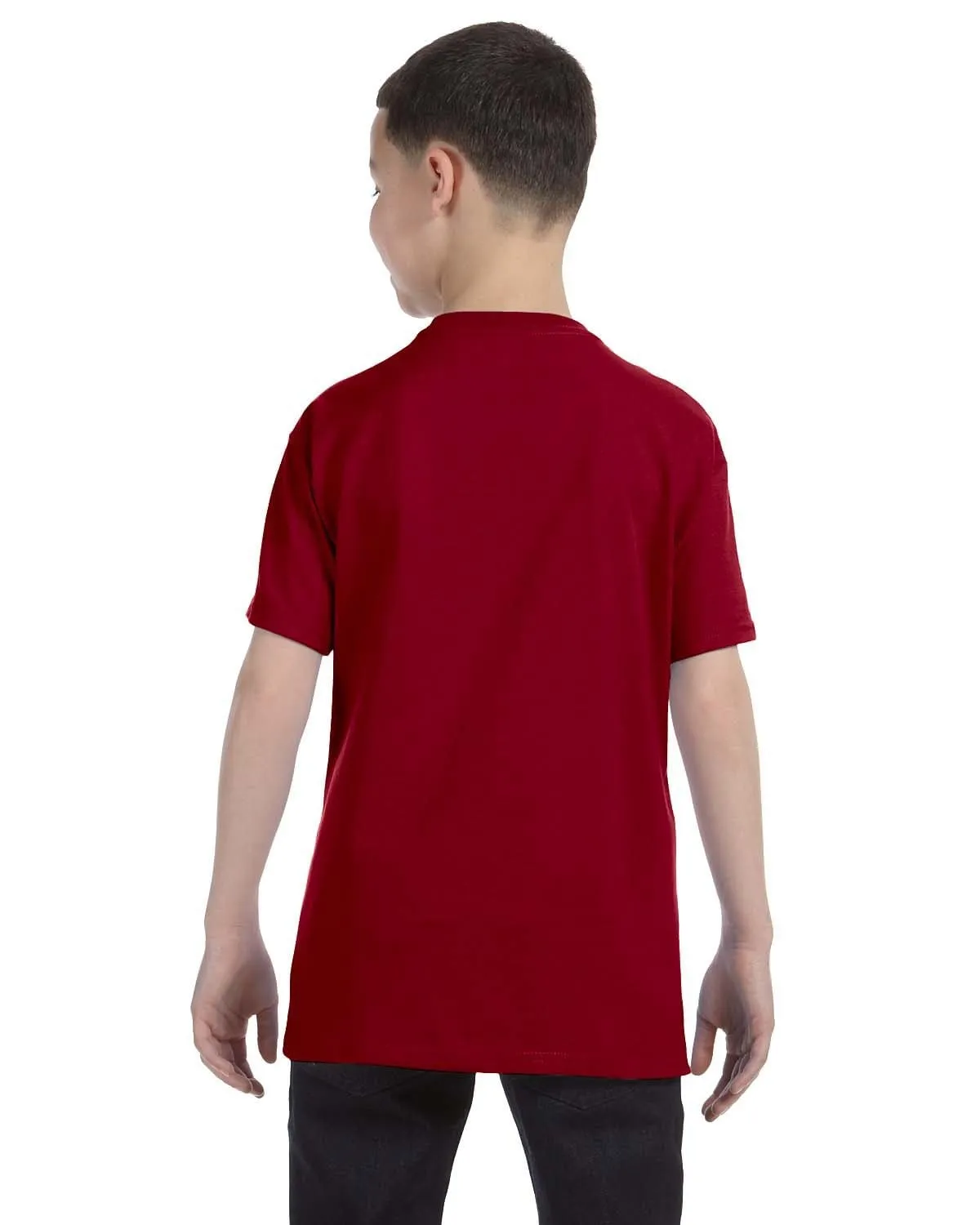 Gildan Youth Lightweight 100% Cotton T-Shirt | Cardinal Red