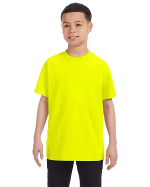 Gildan Youth Lightweight 100% Cotton T-Shirt | Safety Green