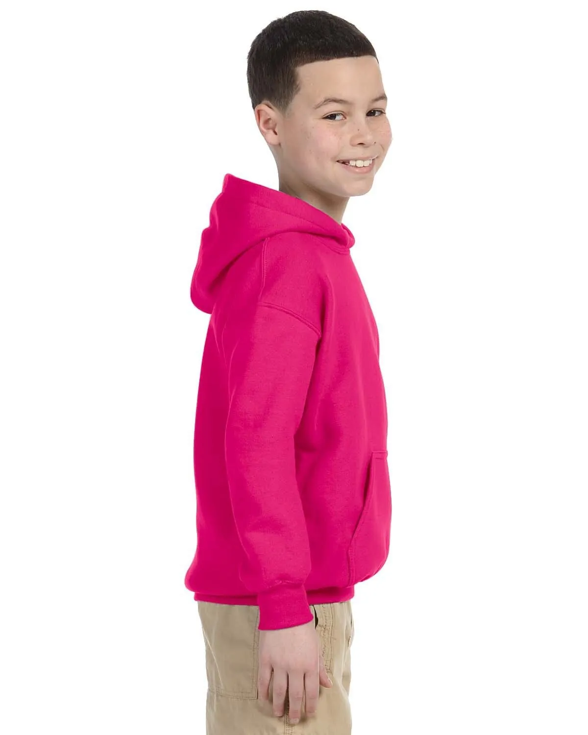 Gildan Youth Lightweight 50/50 Hoodie | Heliconia