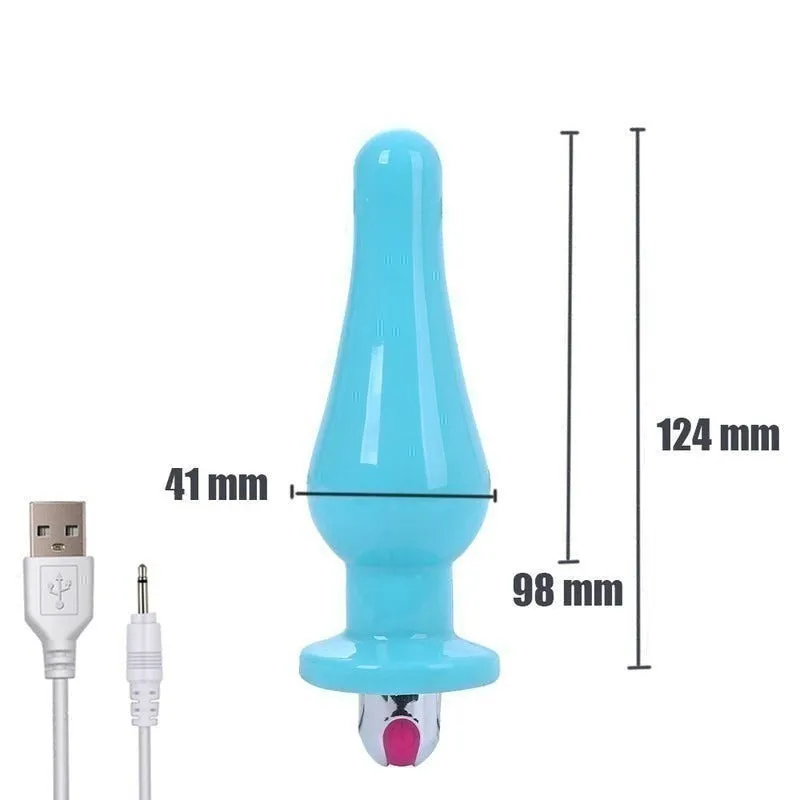 Gode anal vibrant lisse silicone