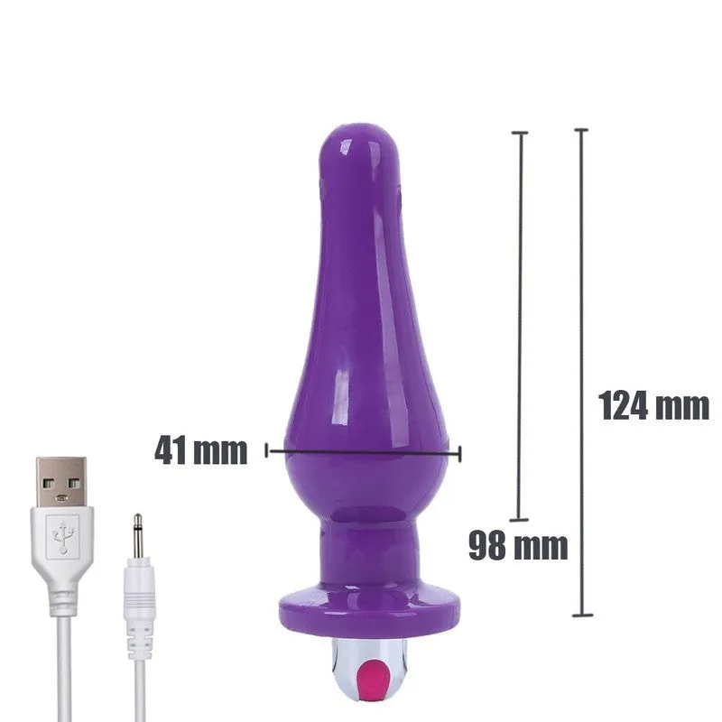 Gode anal vibrant lisse silicone