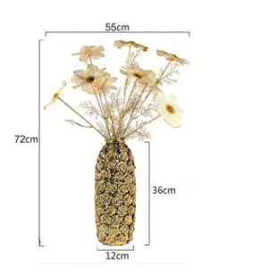 Gold Resin Sculpture Decoration Accessories Abstract