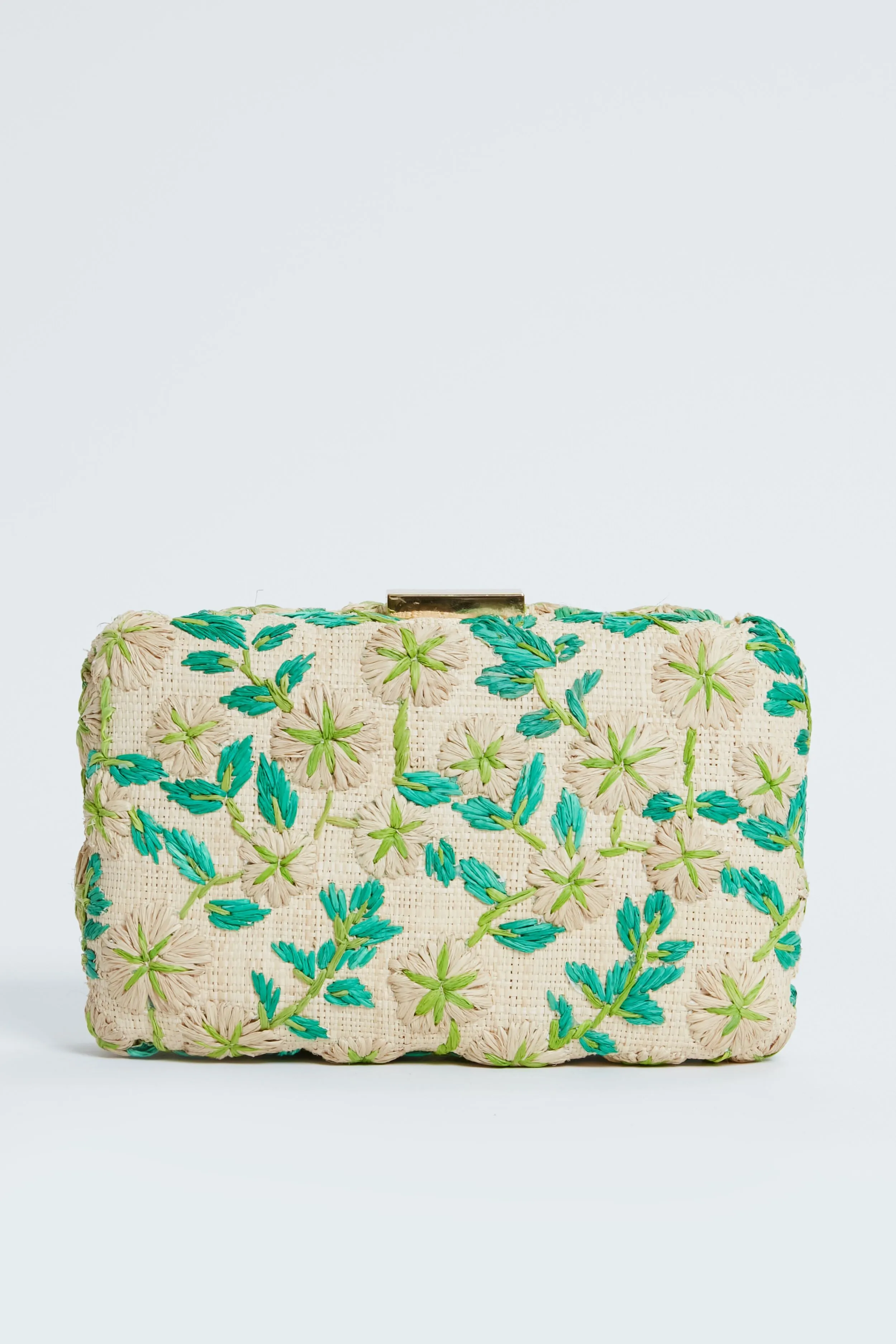 Green Iris Clutch