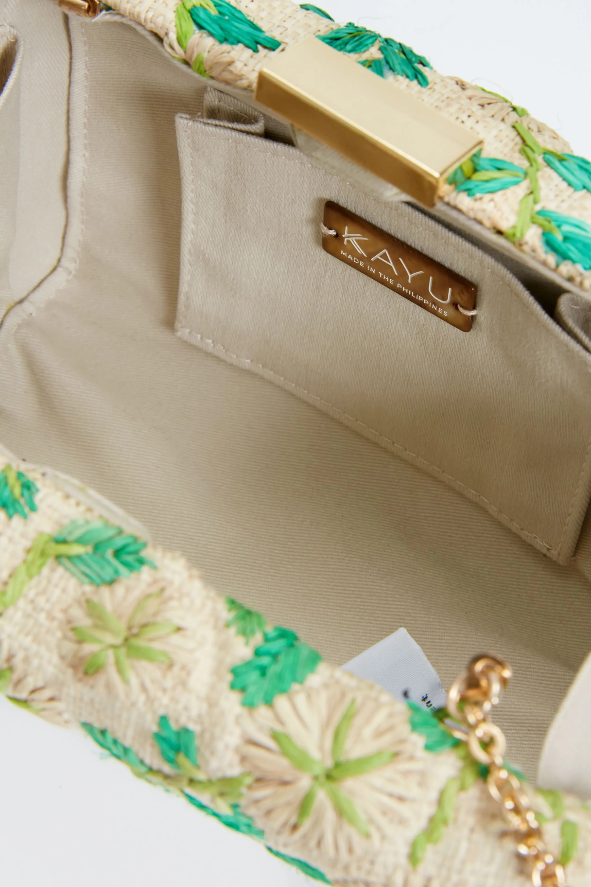 Green Iris Clutch