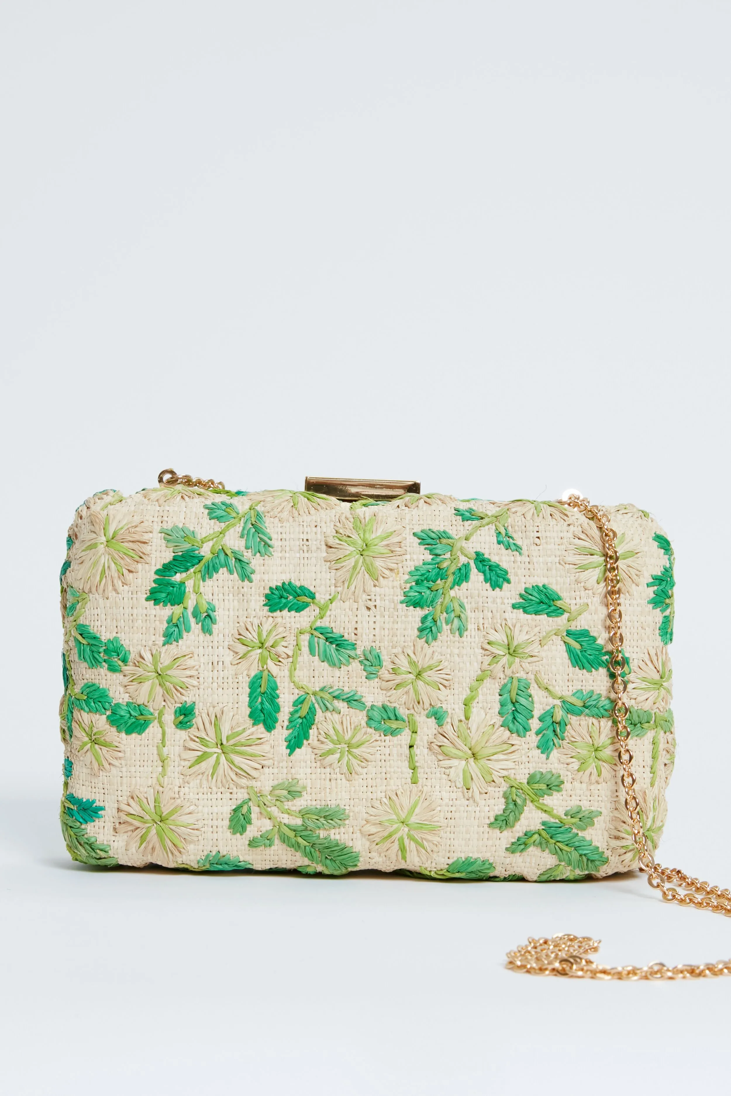 Green Iris Clutch