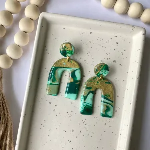 GWEN RESIN EARRINGS | St. Patrick’s Day
