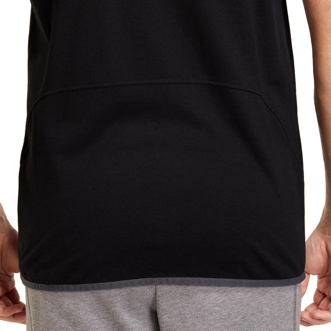 Gym & Pilates Micro-Perforated Tank Top - Black