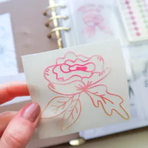 Hand Drawn Flower Vinyl Decal