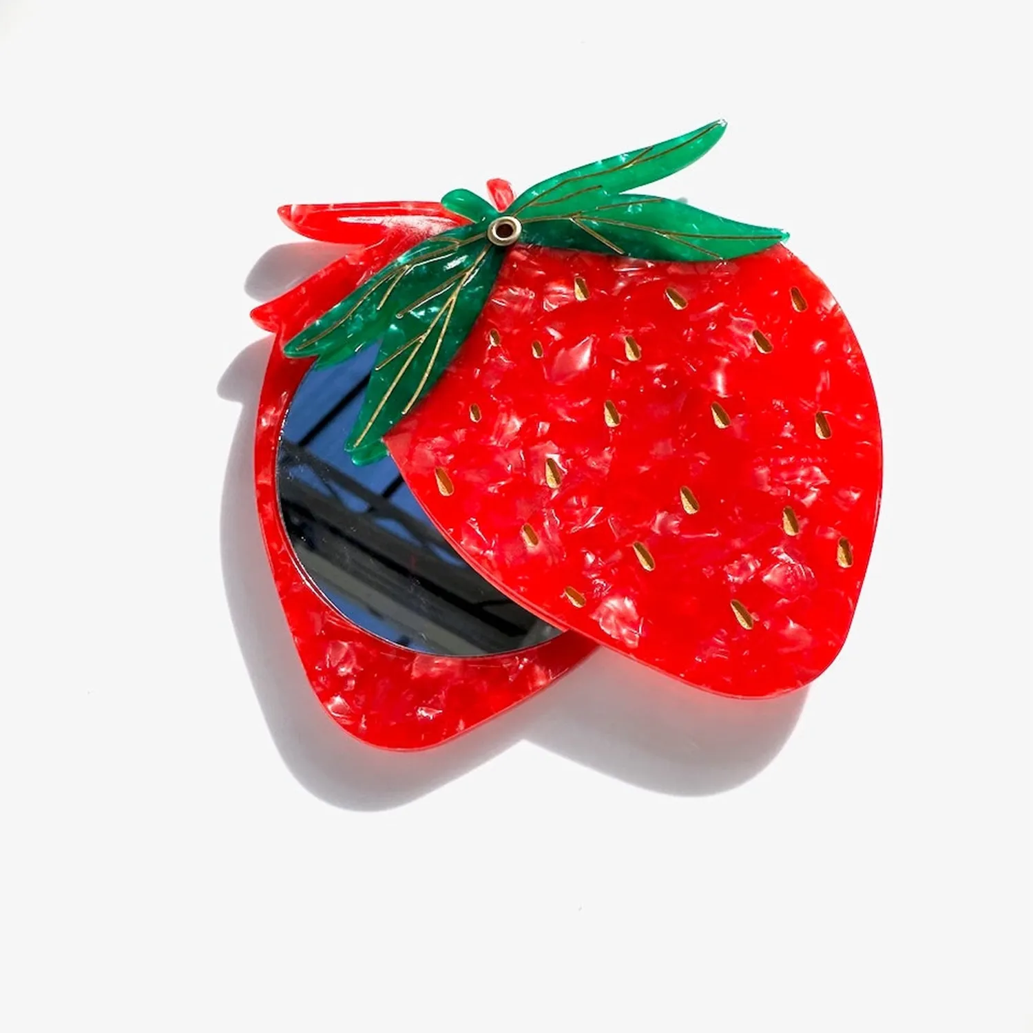 Hand Painted Compact Mirror