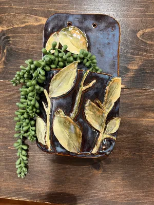 Handmade Pottery Wall Pocket