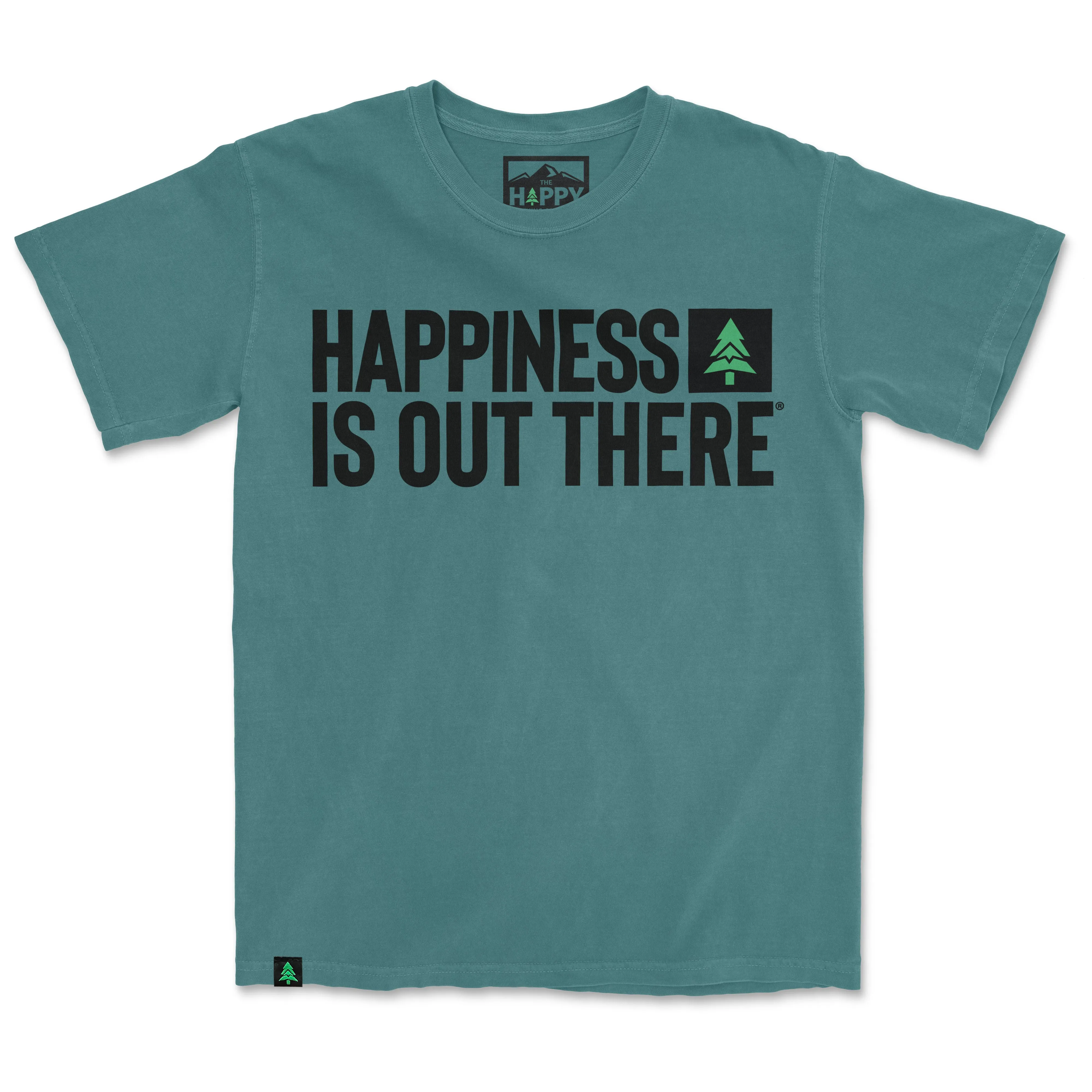 Happiness Is Out There Nature-Dyed Tee