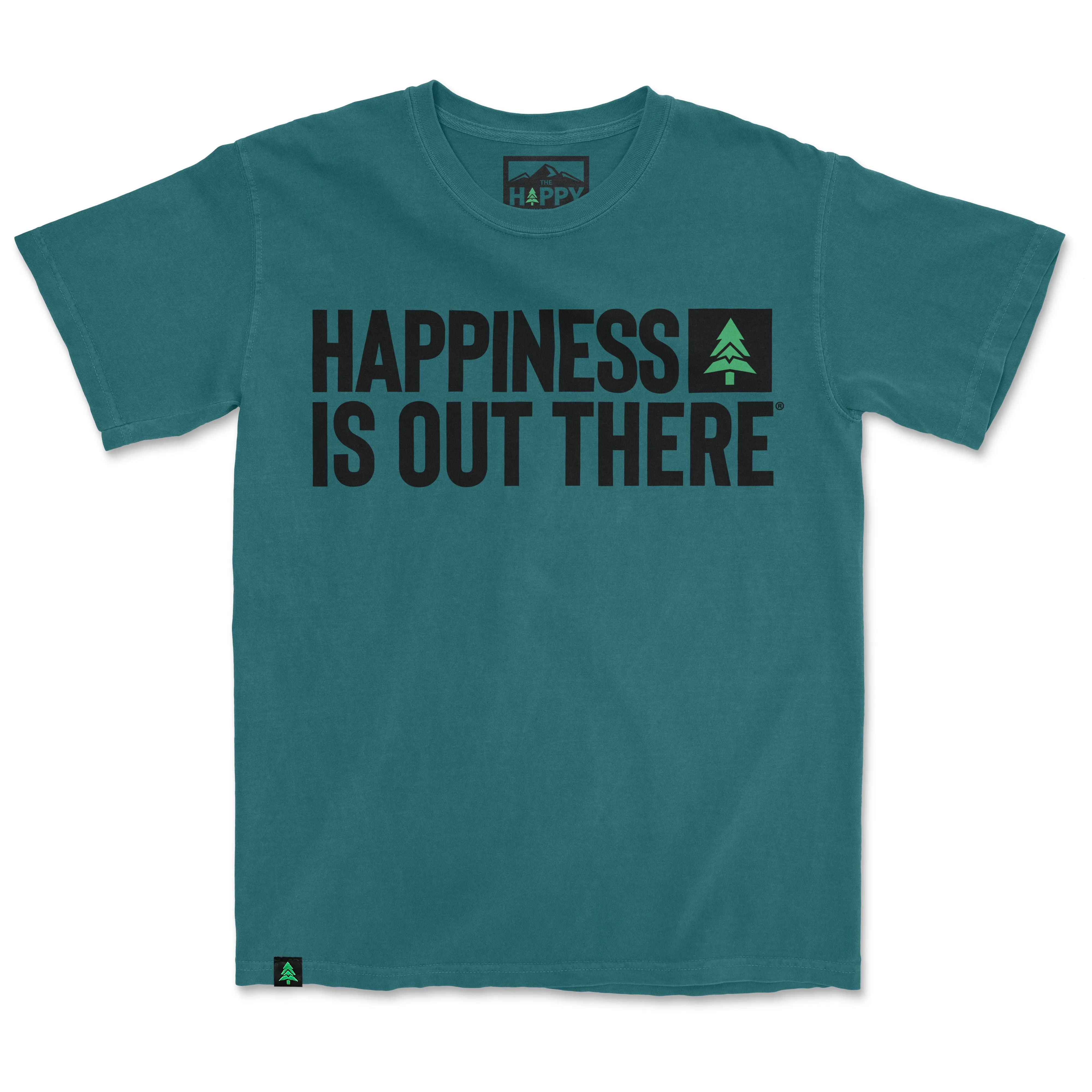 Happiness Is Out There Nature-Dyed Tee