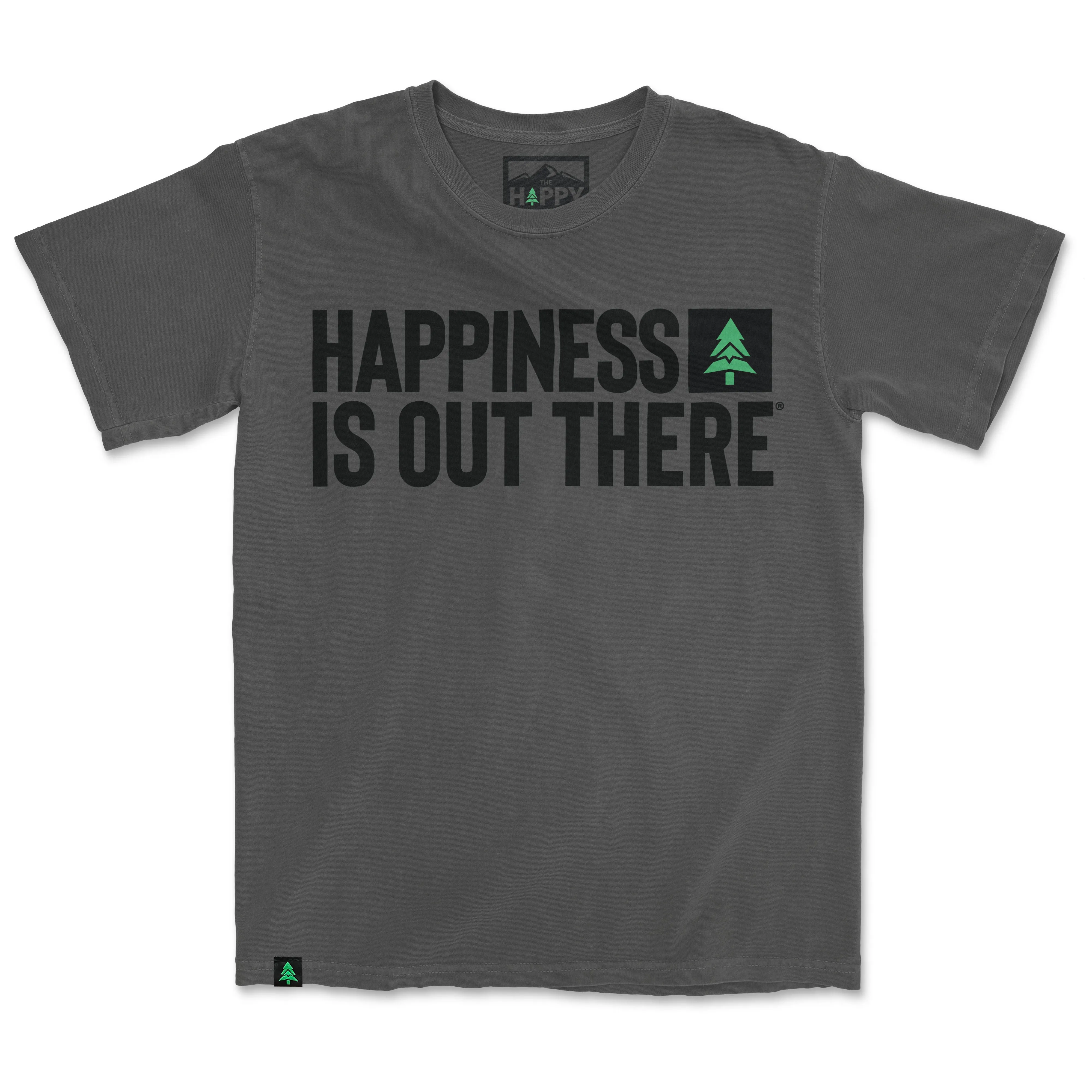 Happiness Is Out There Nature-Dyed Tee