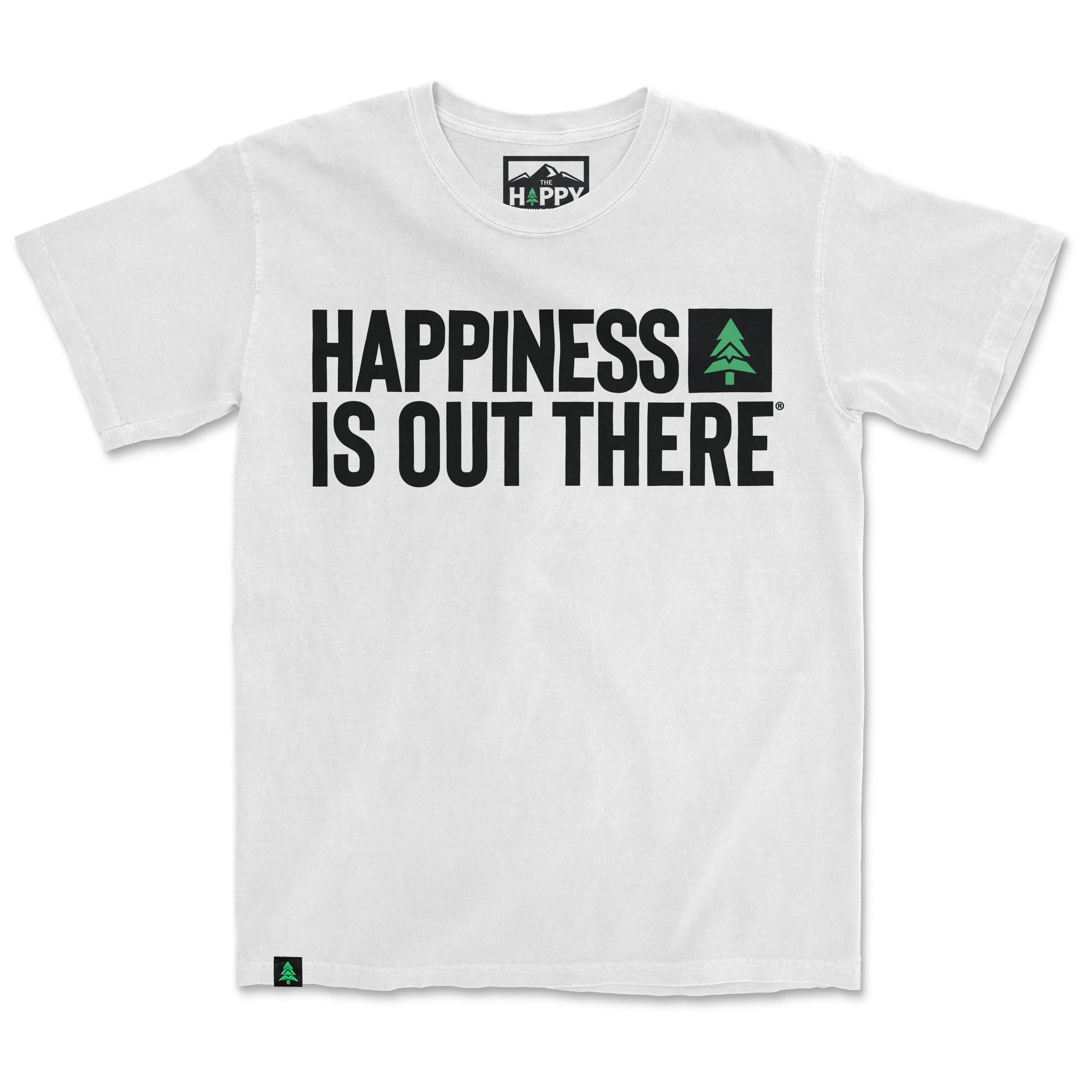 Happiness Is Out There Nature-Dyed Tee