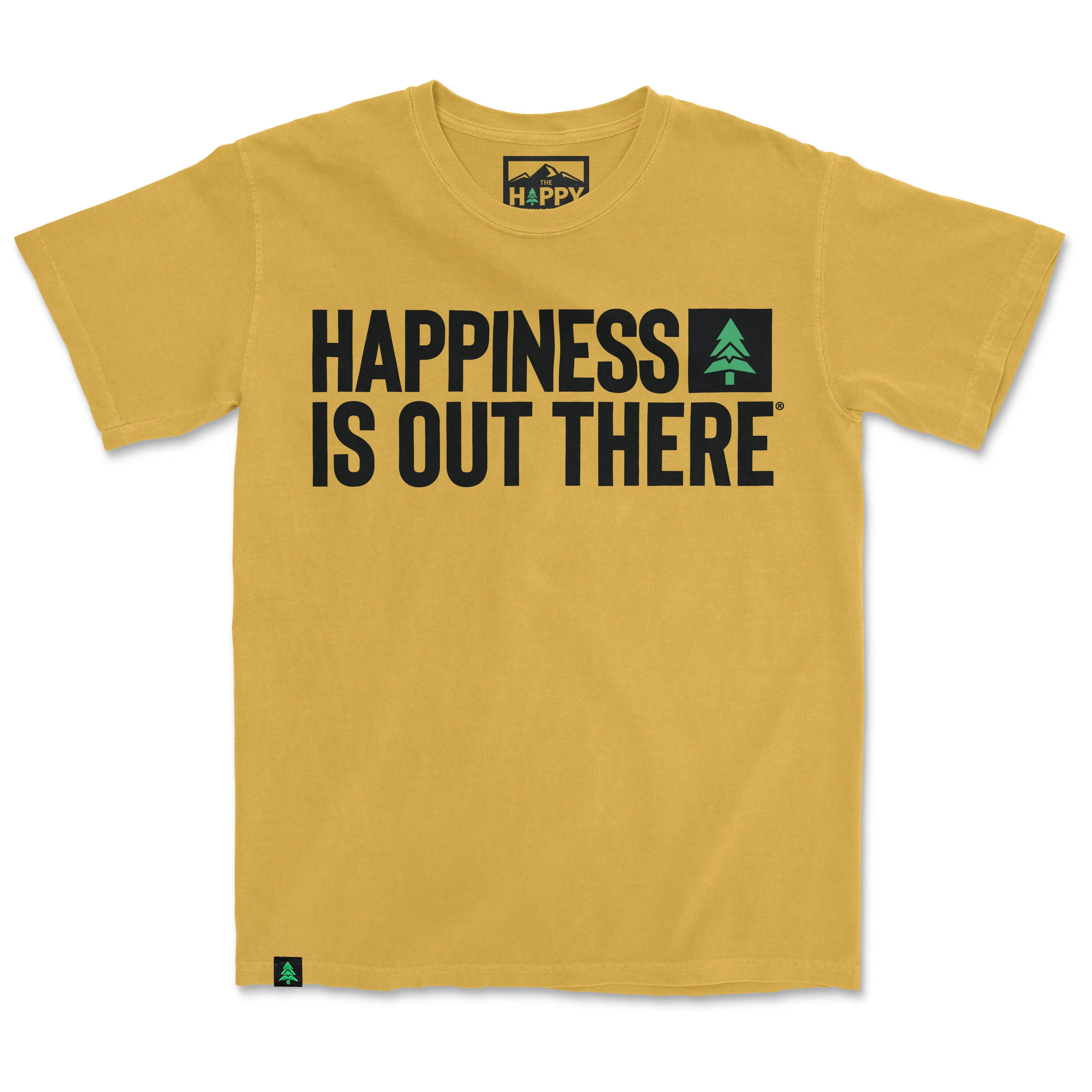 Happiness Is Out There Nature-Dyed Tee