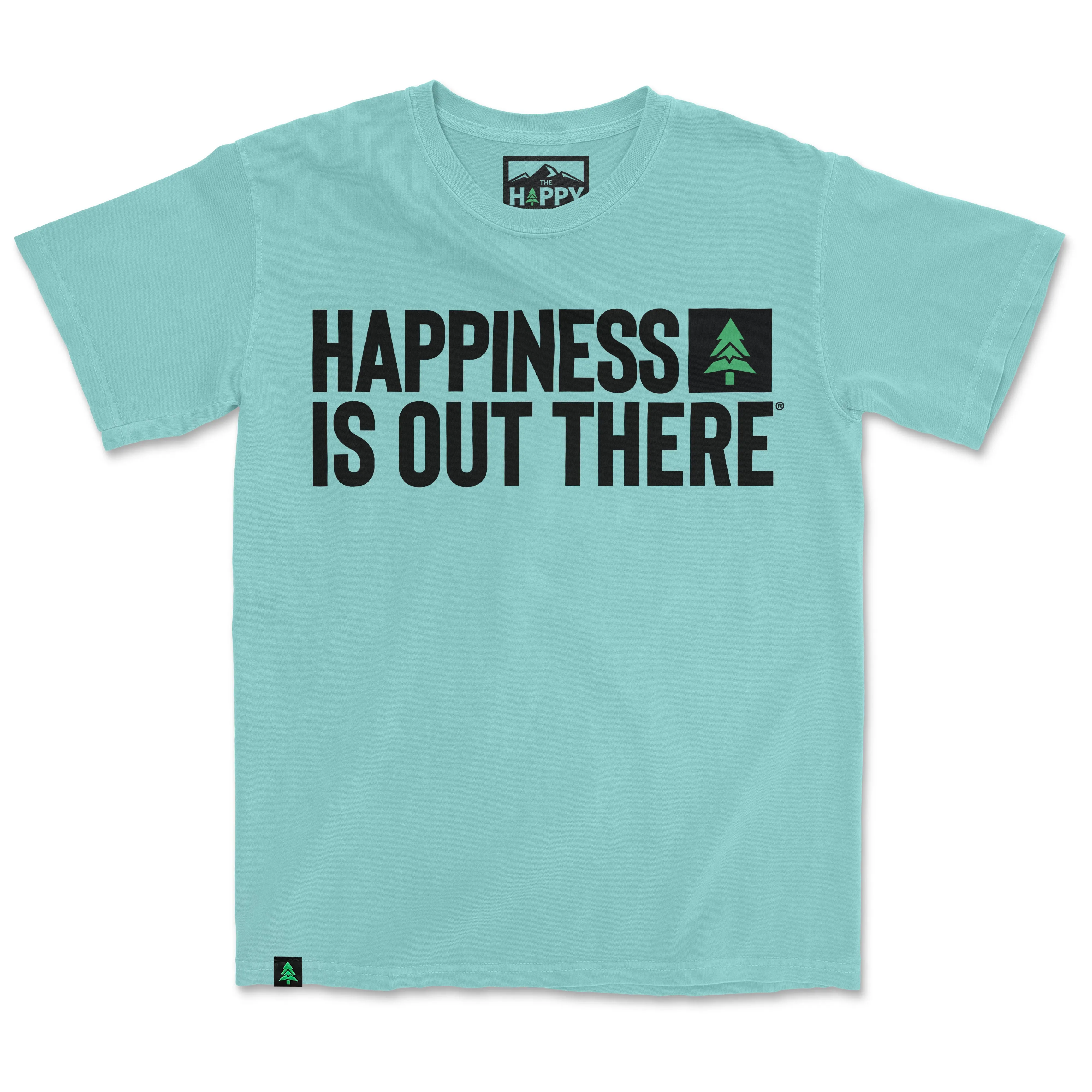 Happiness Is Out There Nature-Dyed Tee