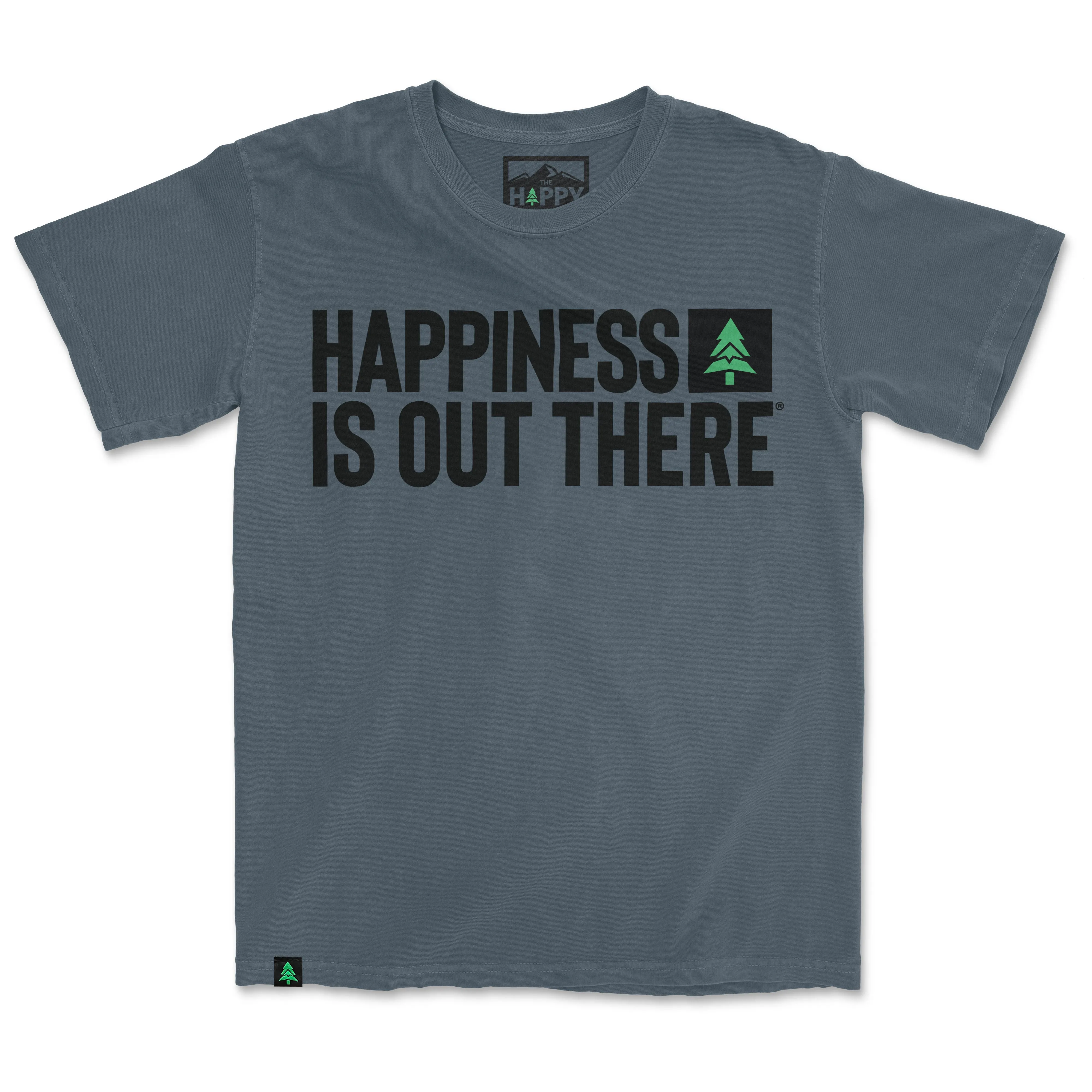 Happiness Is Out There Nature-Dyed Tee