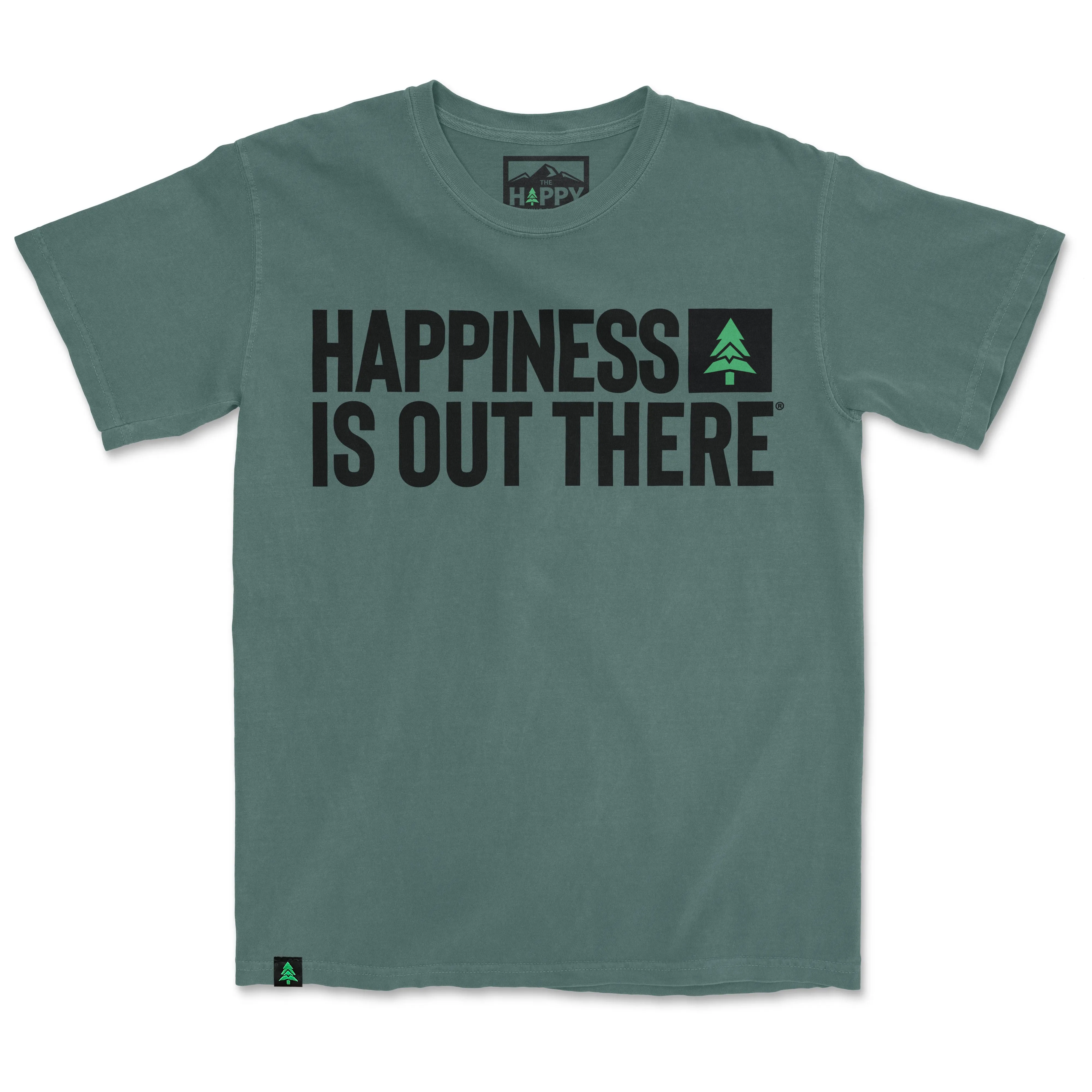 Happiness Is Out There Nature-Dyed Tee