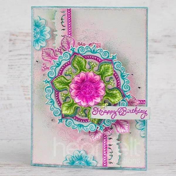 Heartfelt Creations - Elegant Mosaics Collection - Floral Mosaics Die / 7389*