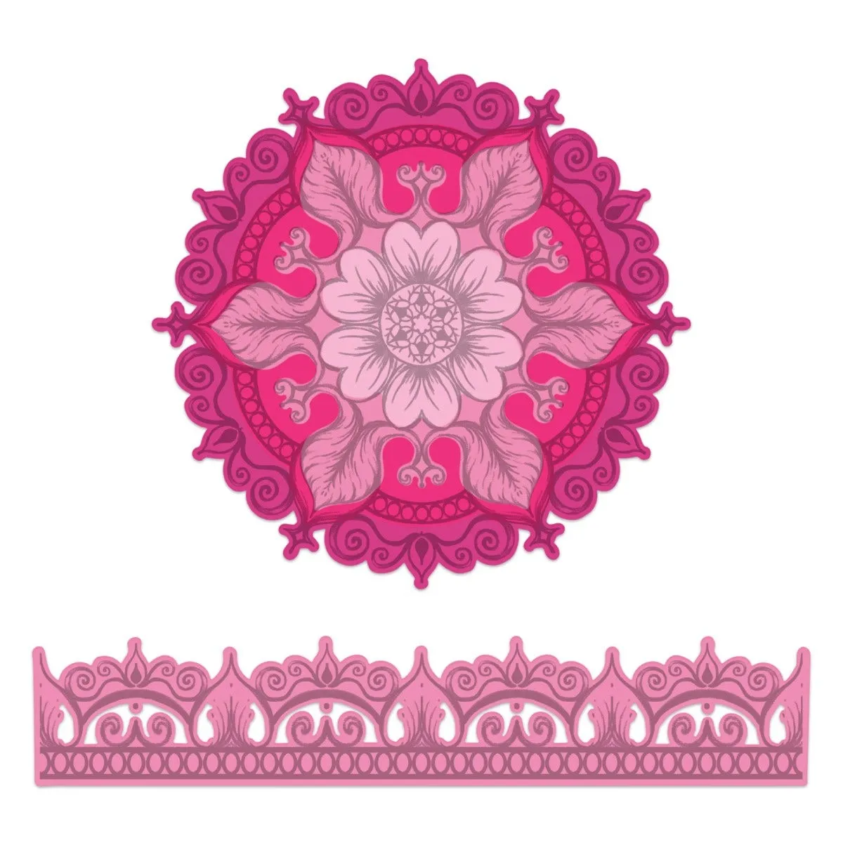 Heartfelt Creations - Elegant Mosaics Collection - Floral Mosaics Die / 7389*