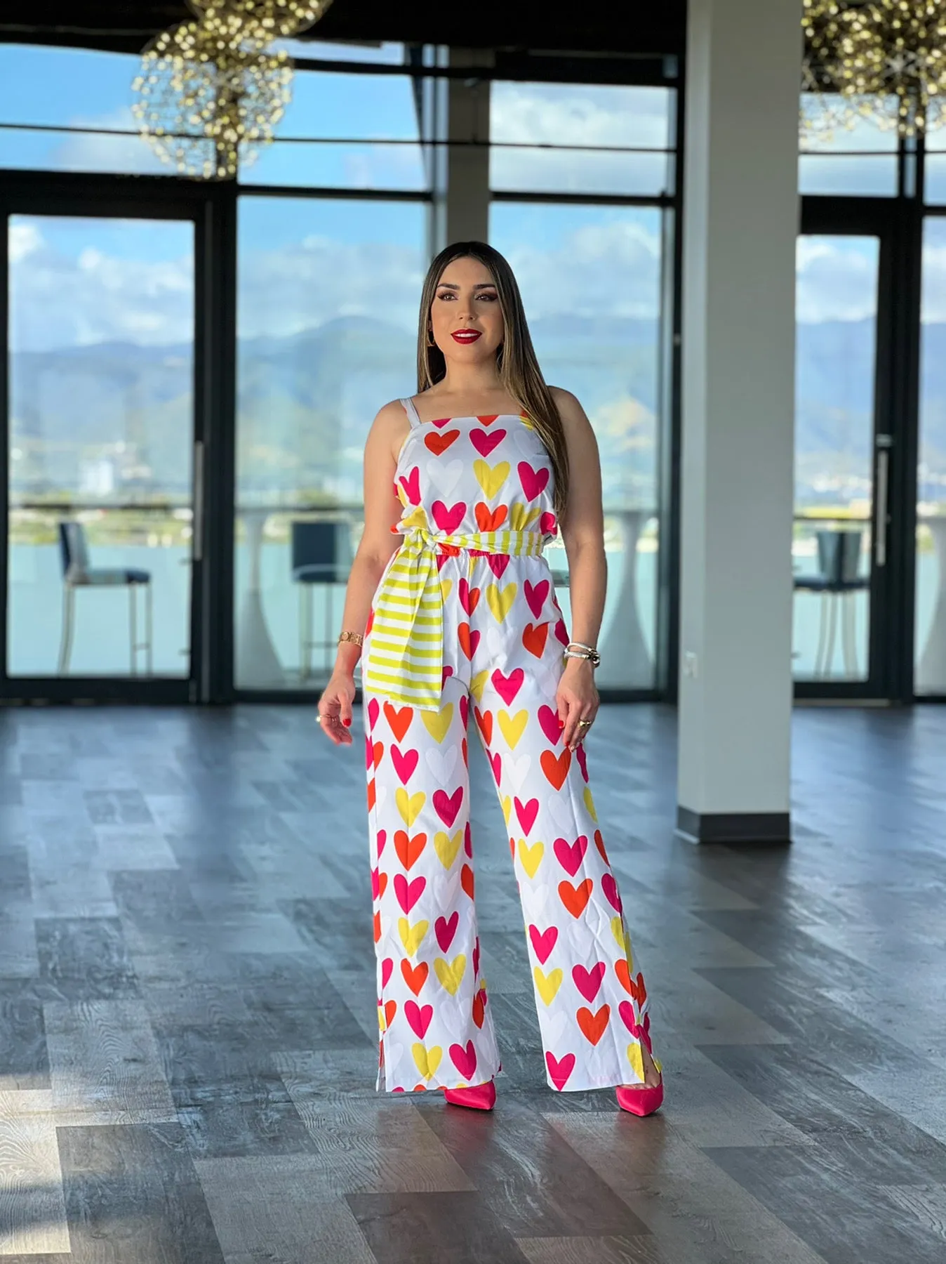 Hearty Jumpsuit by Liz Baez