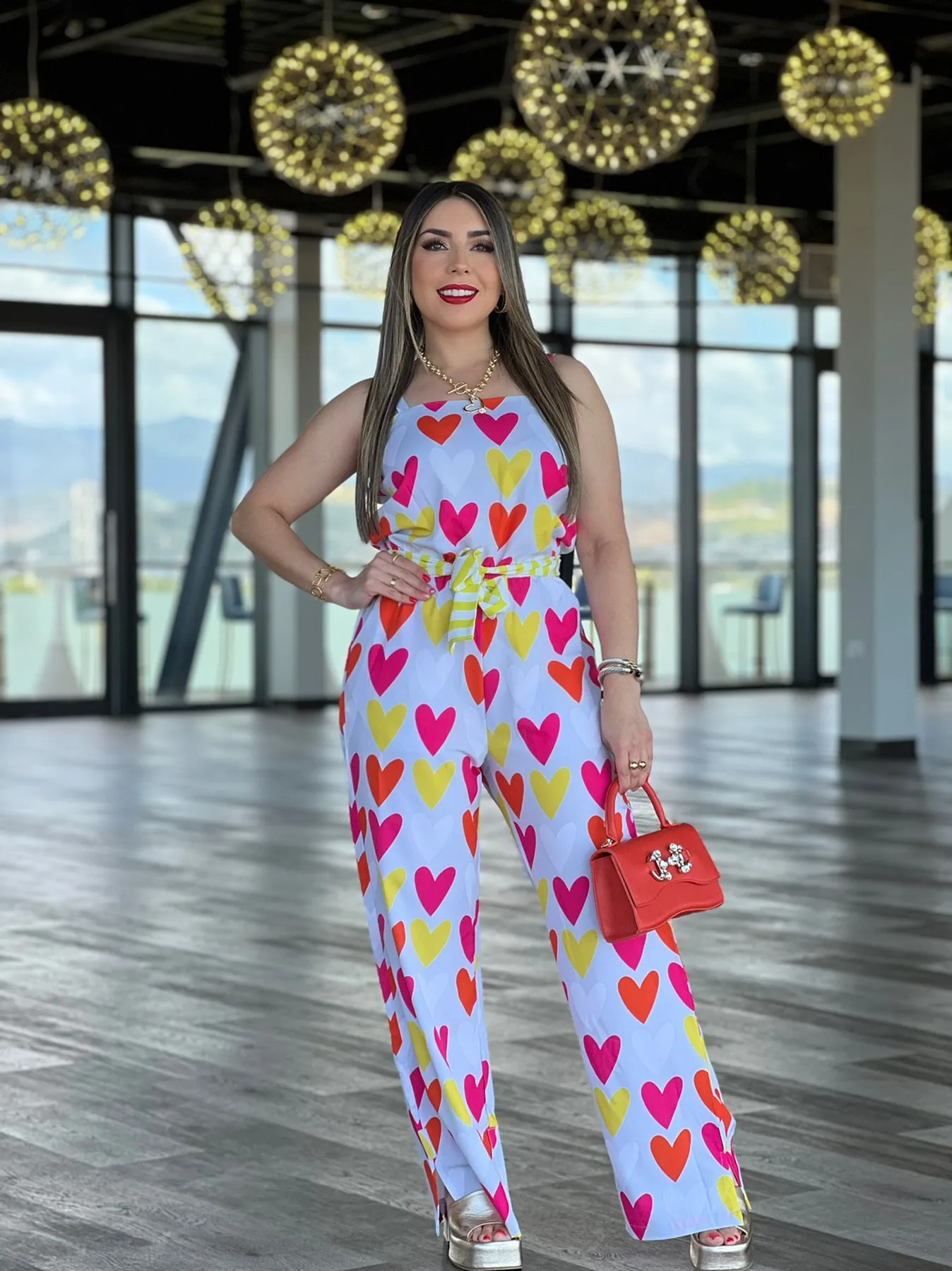 Hearty Jumpsuit by Liz Baez