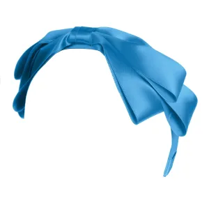 Heather Satin - Bright Blue