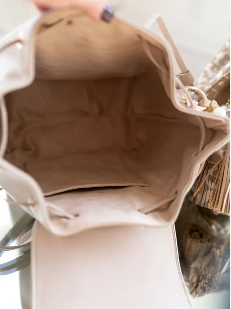 Hollis Mini Backpack - Nude