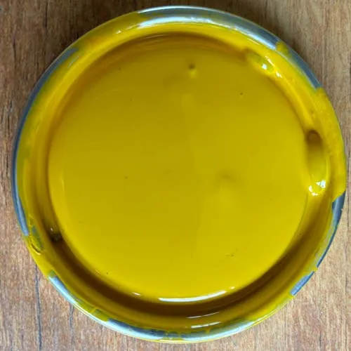 Honda Bright Yellow Motorcycle Paint