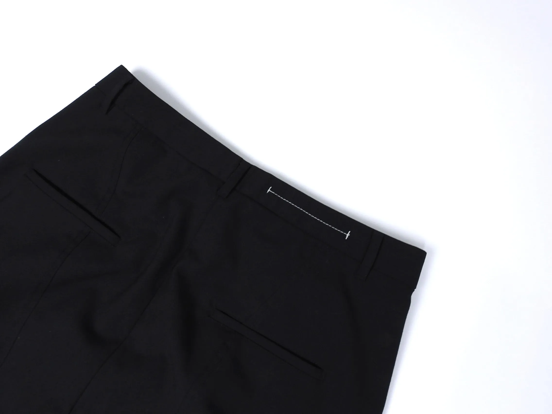 Hope Black Lightweight Slim Drop Crotch Trouser - 30