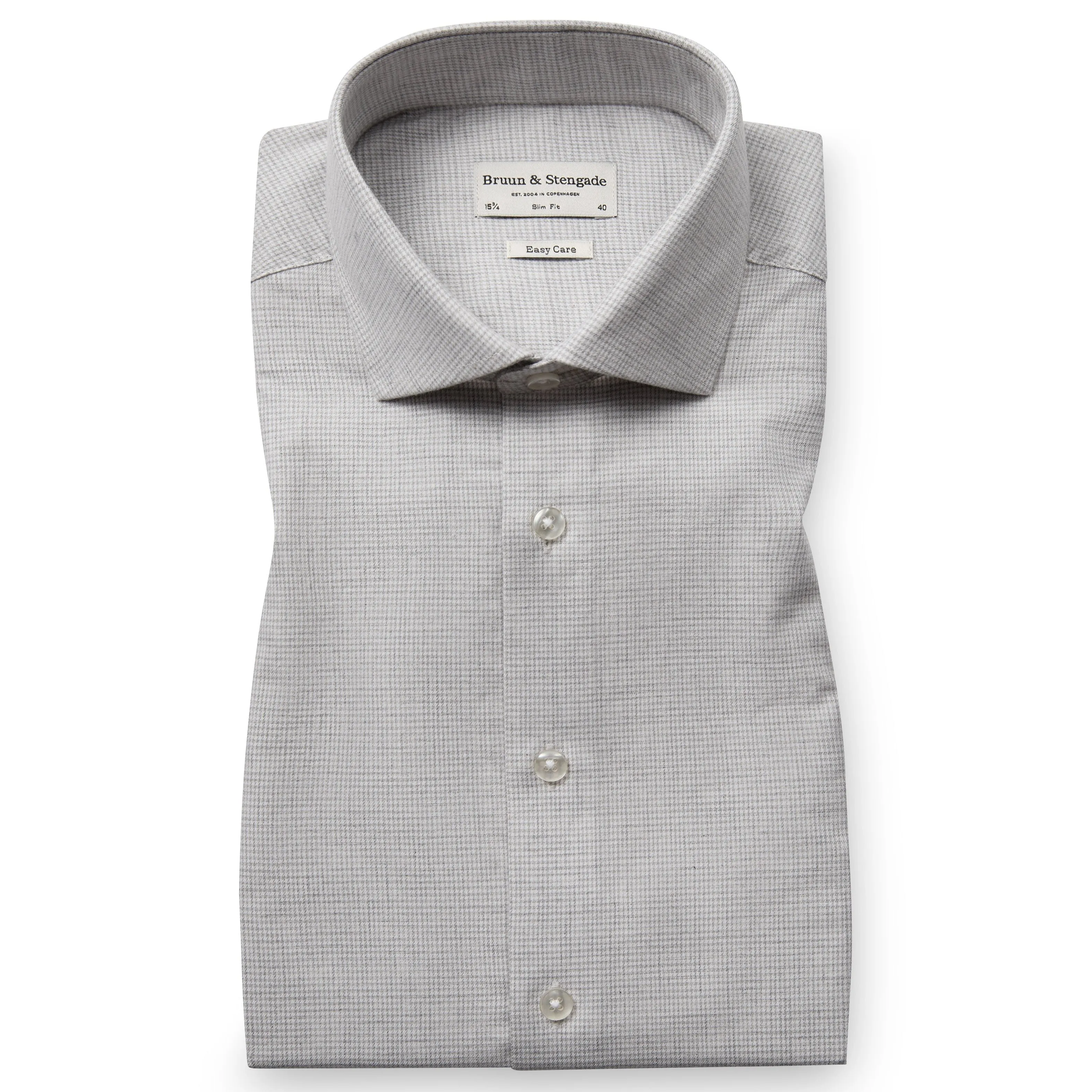 HORFORD SLIM CHECKERED COTTON SHIRT