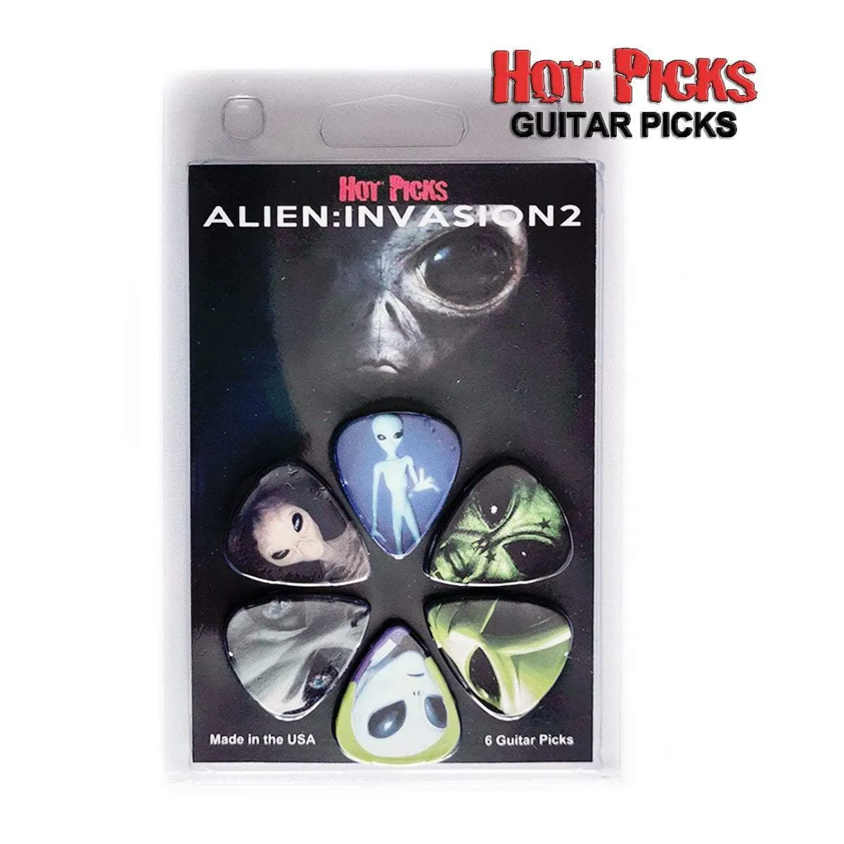 Hot Picks "Alien Invasion 2" Guitar Picks