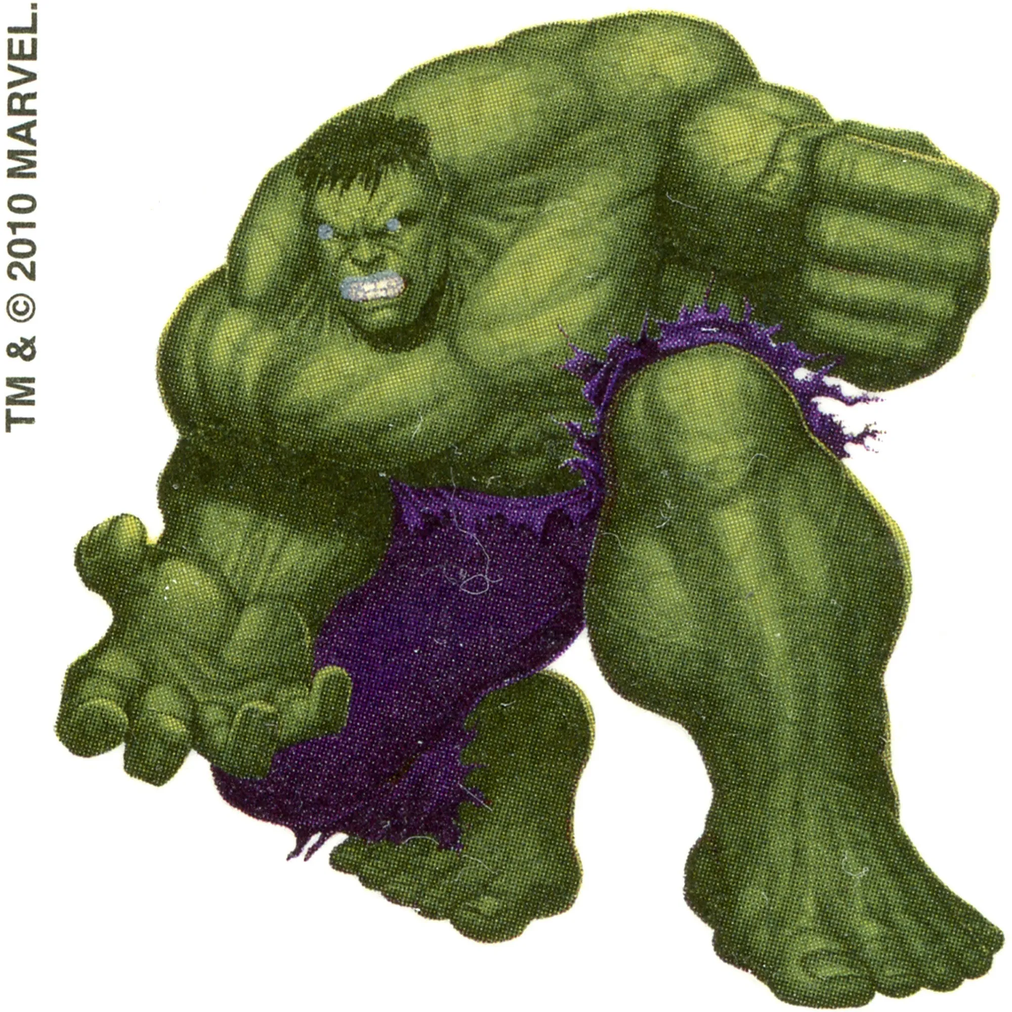 Hulk Temporary Tattoo 2x2