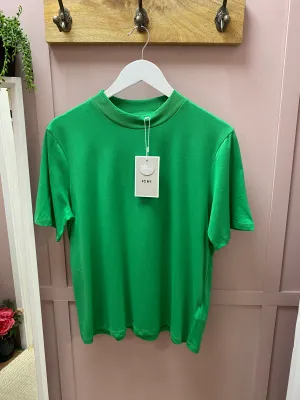 ICHI Rania T-Shirt in Kelly Green