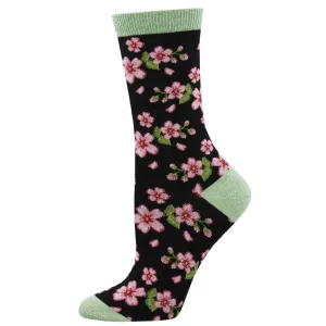 In Bloom Socks Black