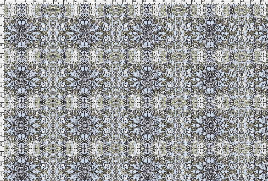 Indian Floral (Med), Sea