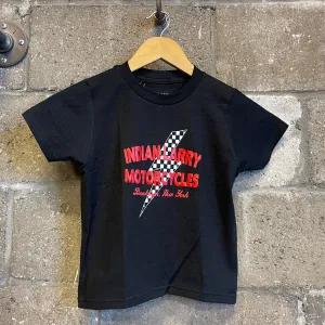 Indian Larry Checkered Lightning Kids Tee