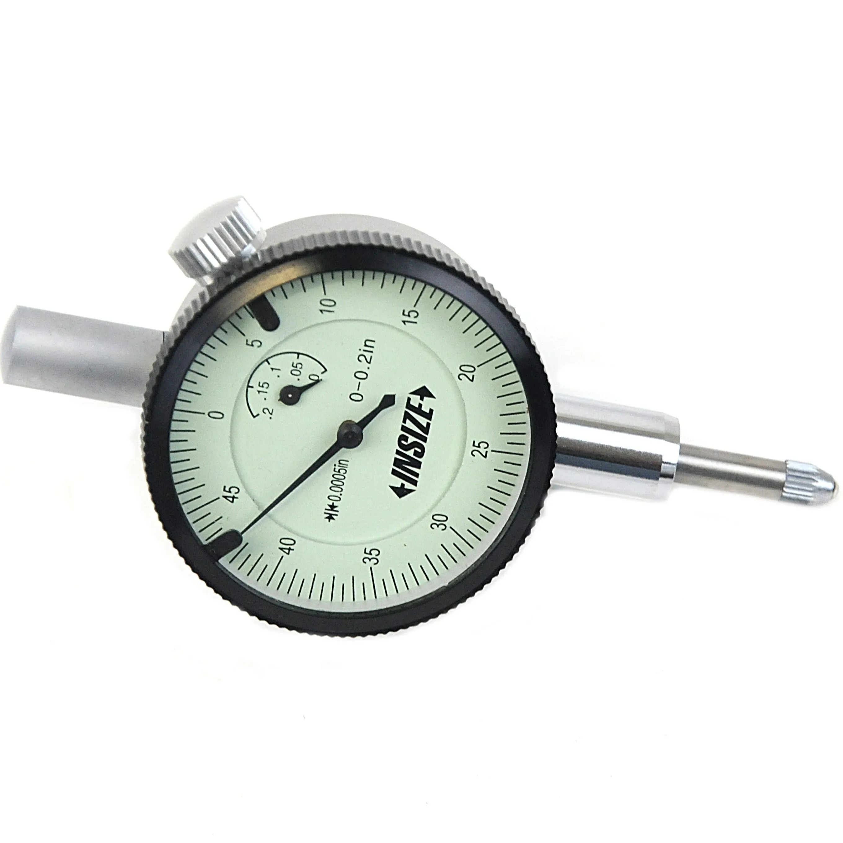 Insize Imperial Compact Dial Indicator Range 0 - 0.2" Series 2304-0205
