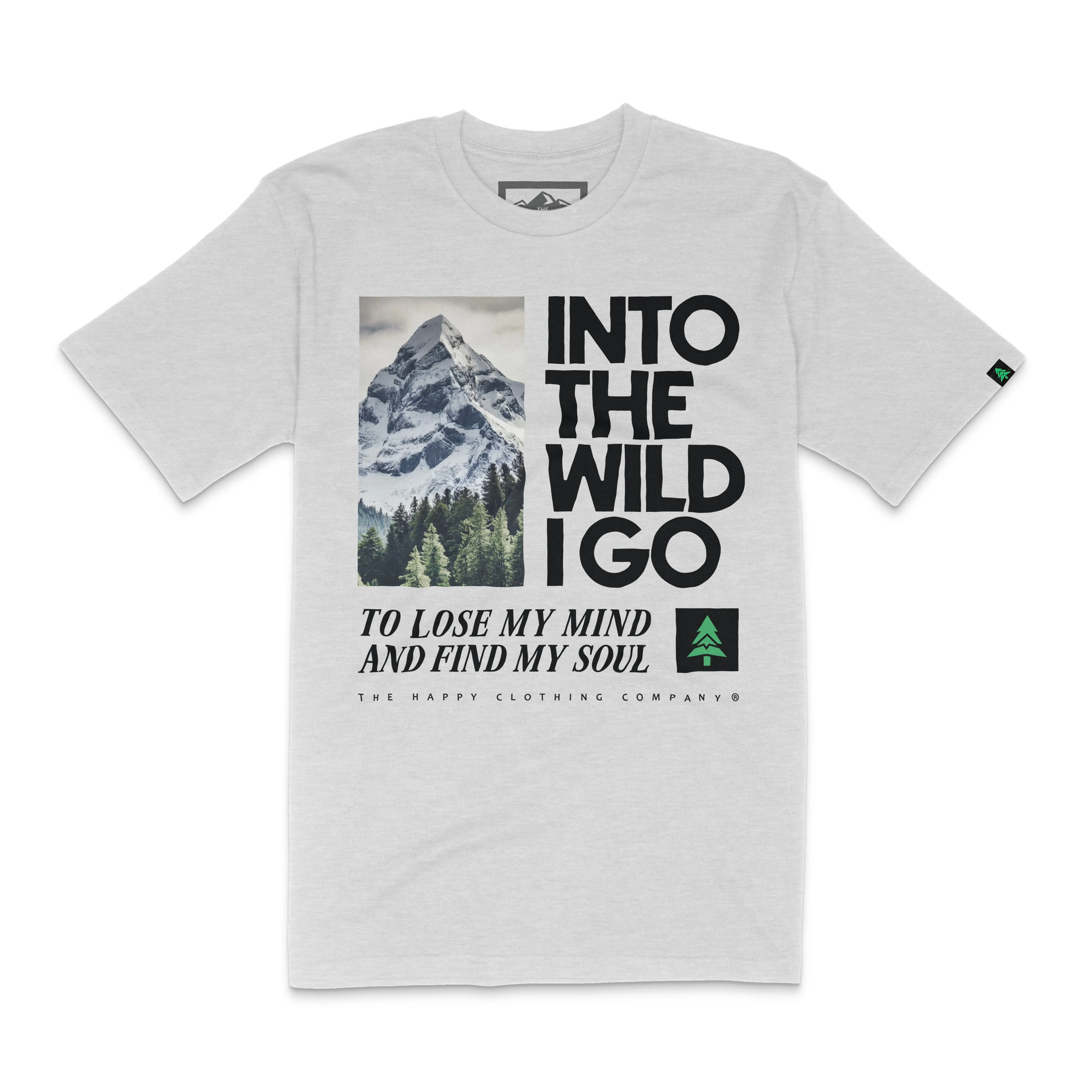Into The Wild Peaks & Pines Edition 'Lifestyle Tee' | Premium Heavyweight |