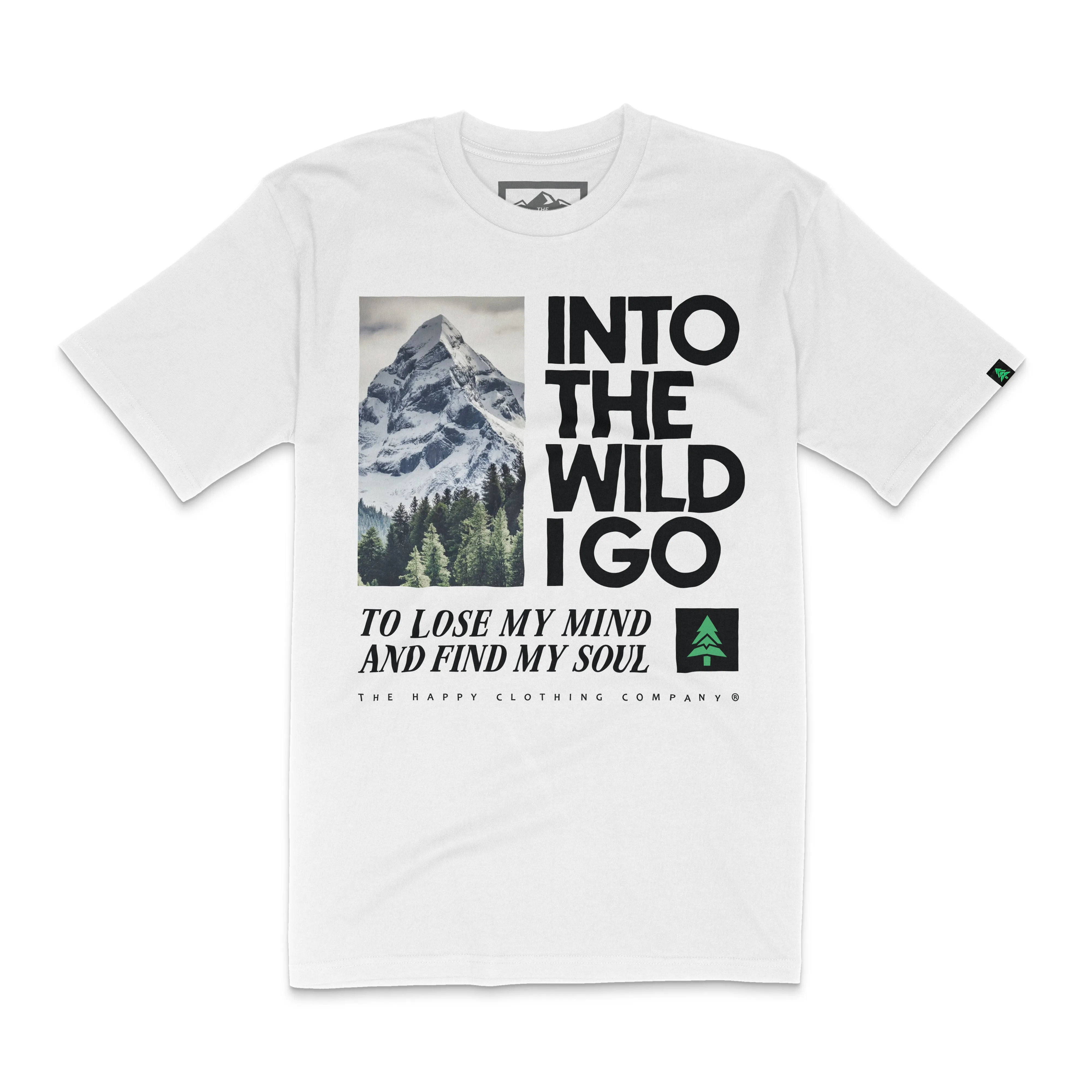Into The Wild Peaks & Pines Edition 'Lifestyle Tee' | Premium Heavyweight |
