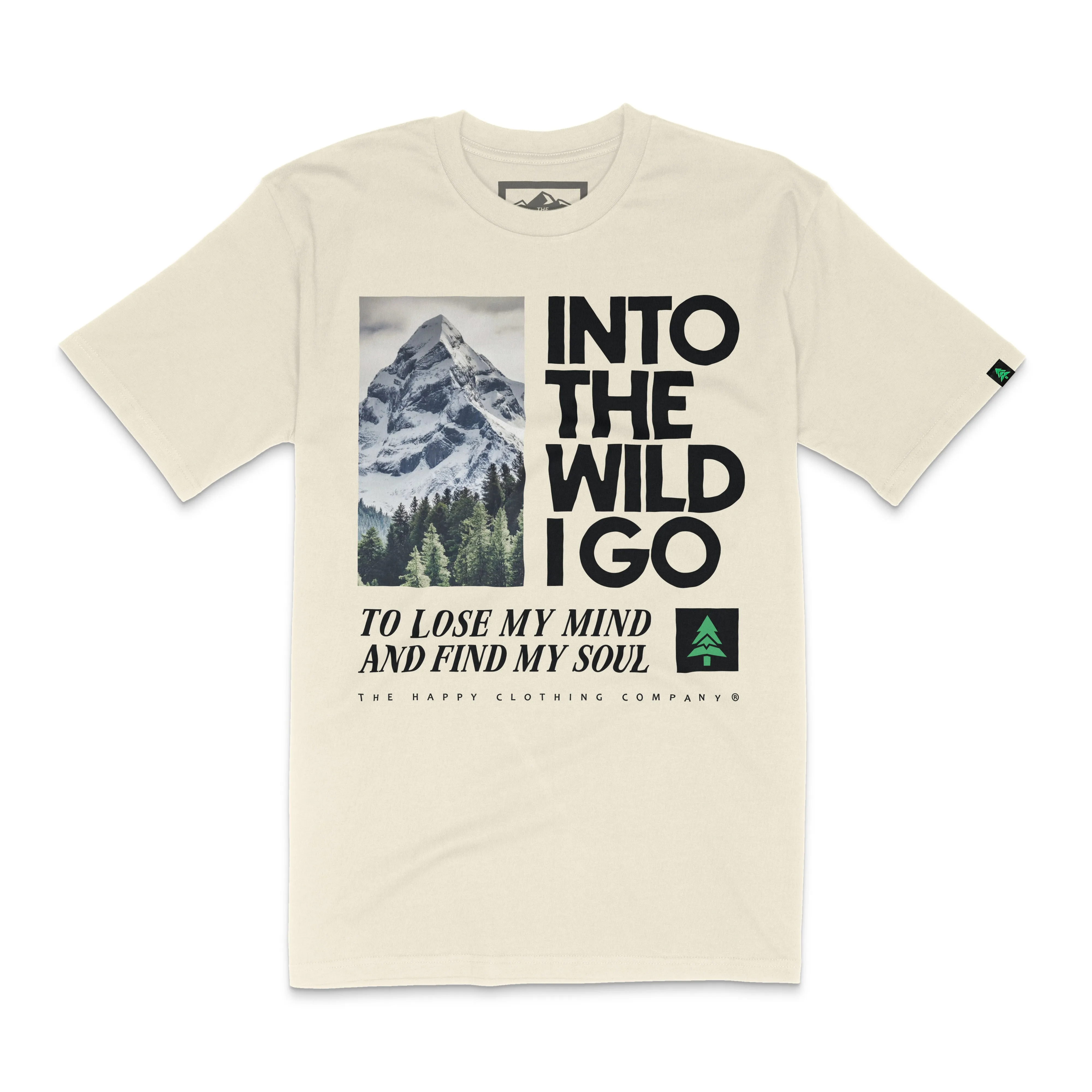 Into The Wild Peaks & Pines Edition 'Lifestyle Tee' | Premium Heavyweight |