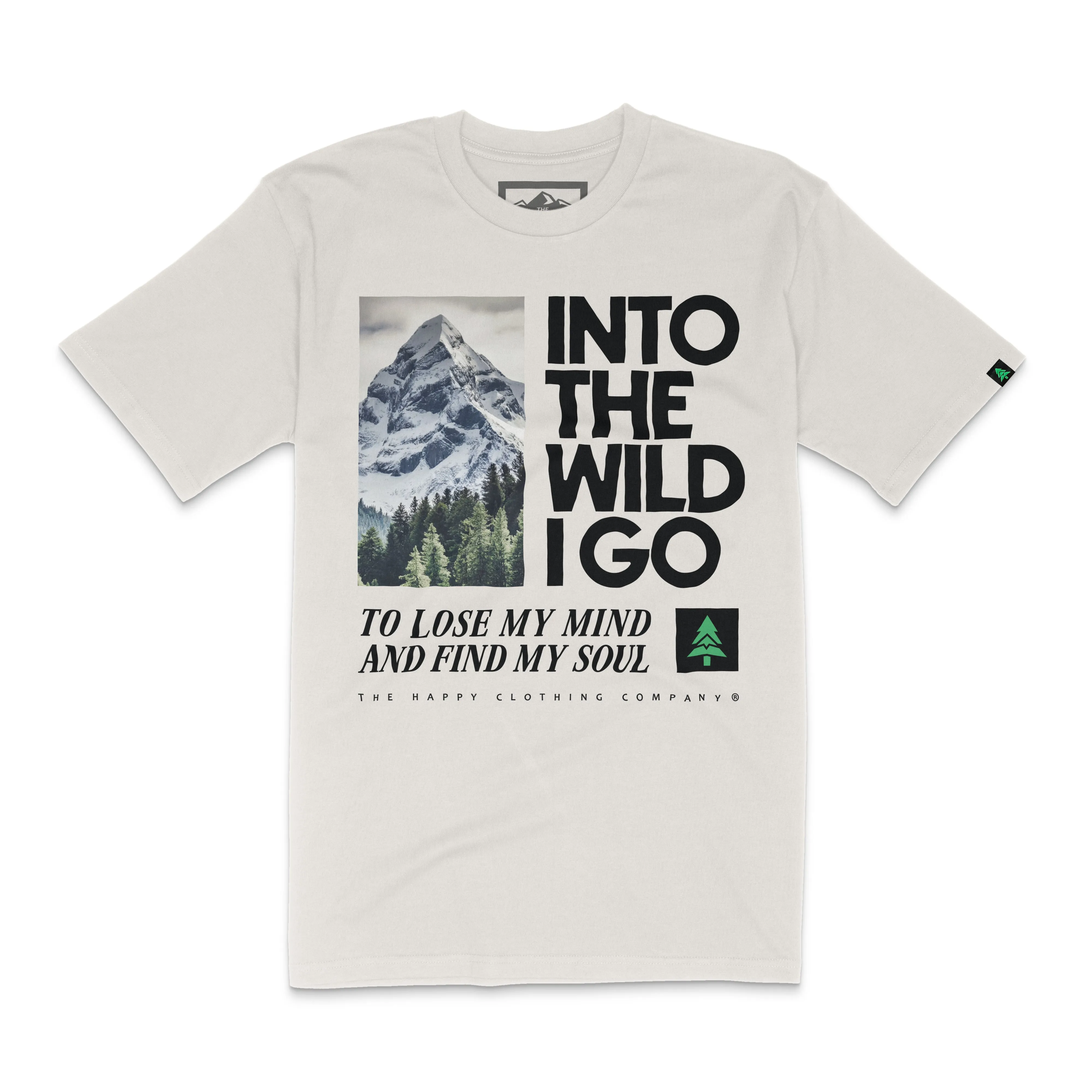 Into The Wild Peaks & Pines Edition 'Lifestyle Tee' | Premium Heavyweight |
