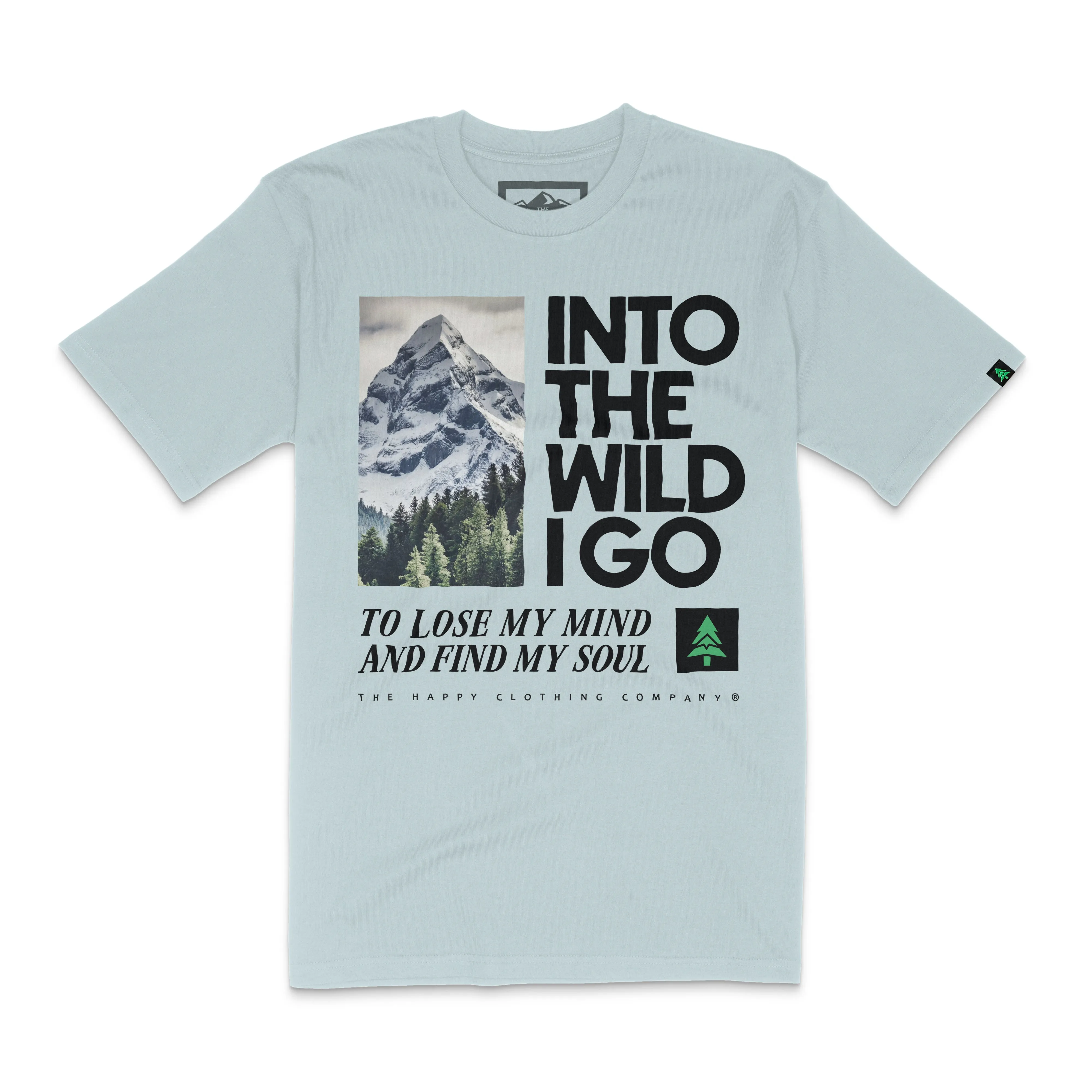 Into The Wild Peaks & Pines Edition 'Lifestyle Tee' | Premium Heavyweight |