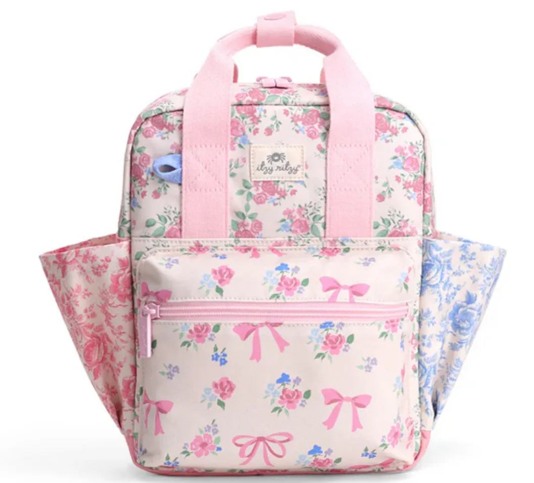 Itzy Ritzy - Bitzy Backpack - Ribbions   Roses