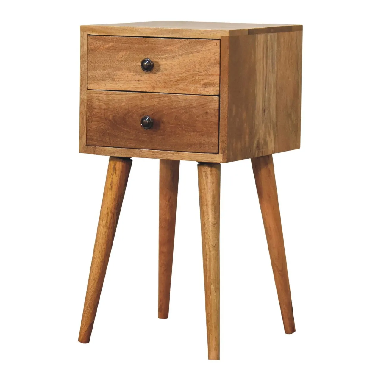 JOEL Oak-ish Narrow Bedside Table