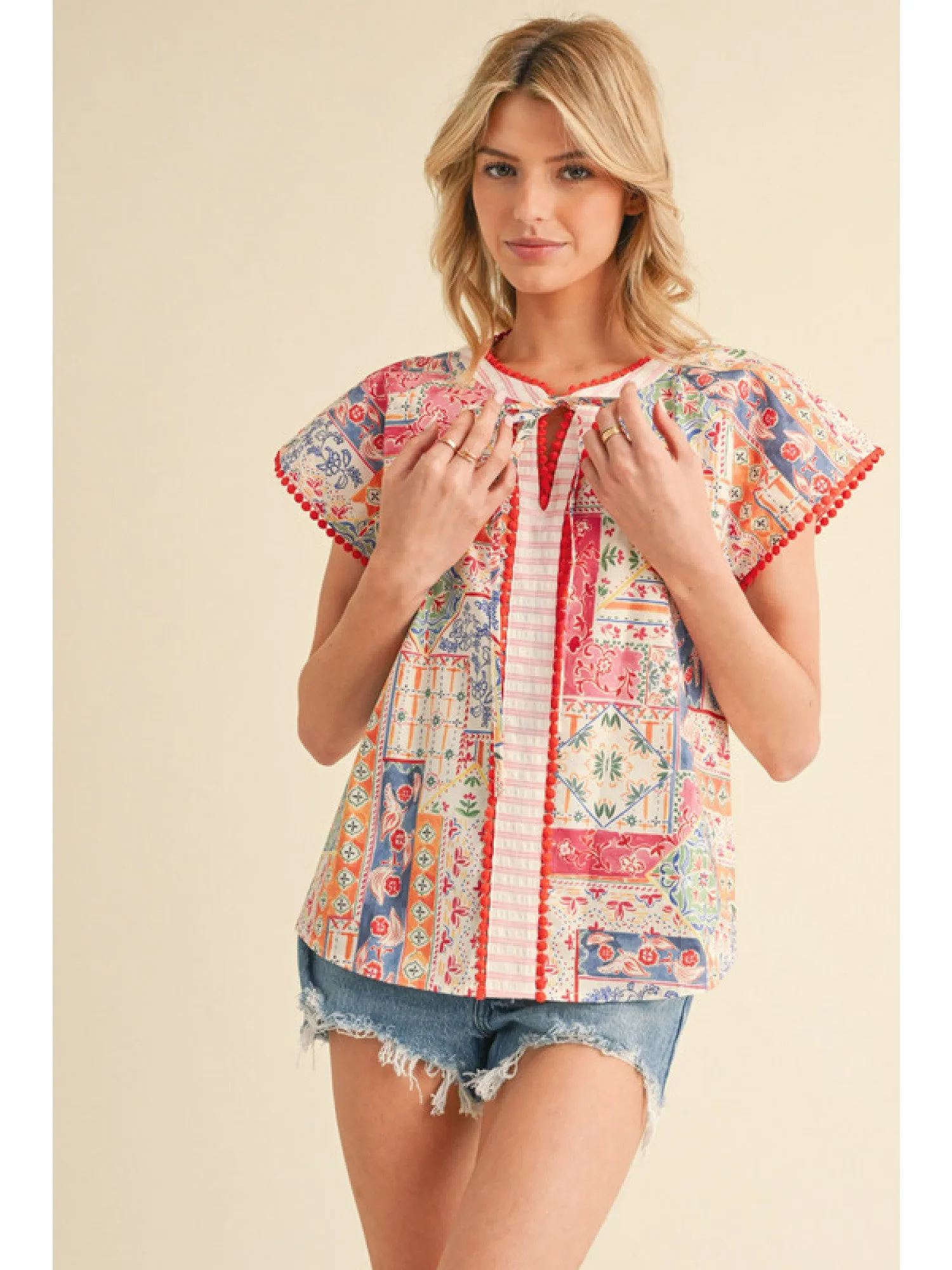 Kate Floral Print Blouse