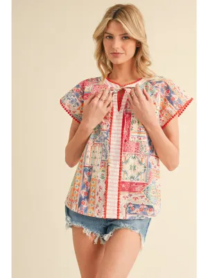 Kate Floral Print Blouse