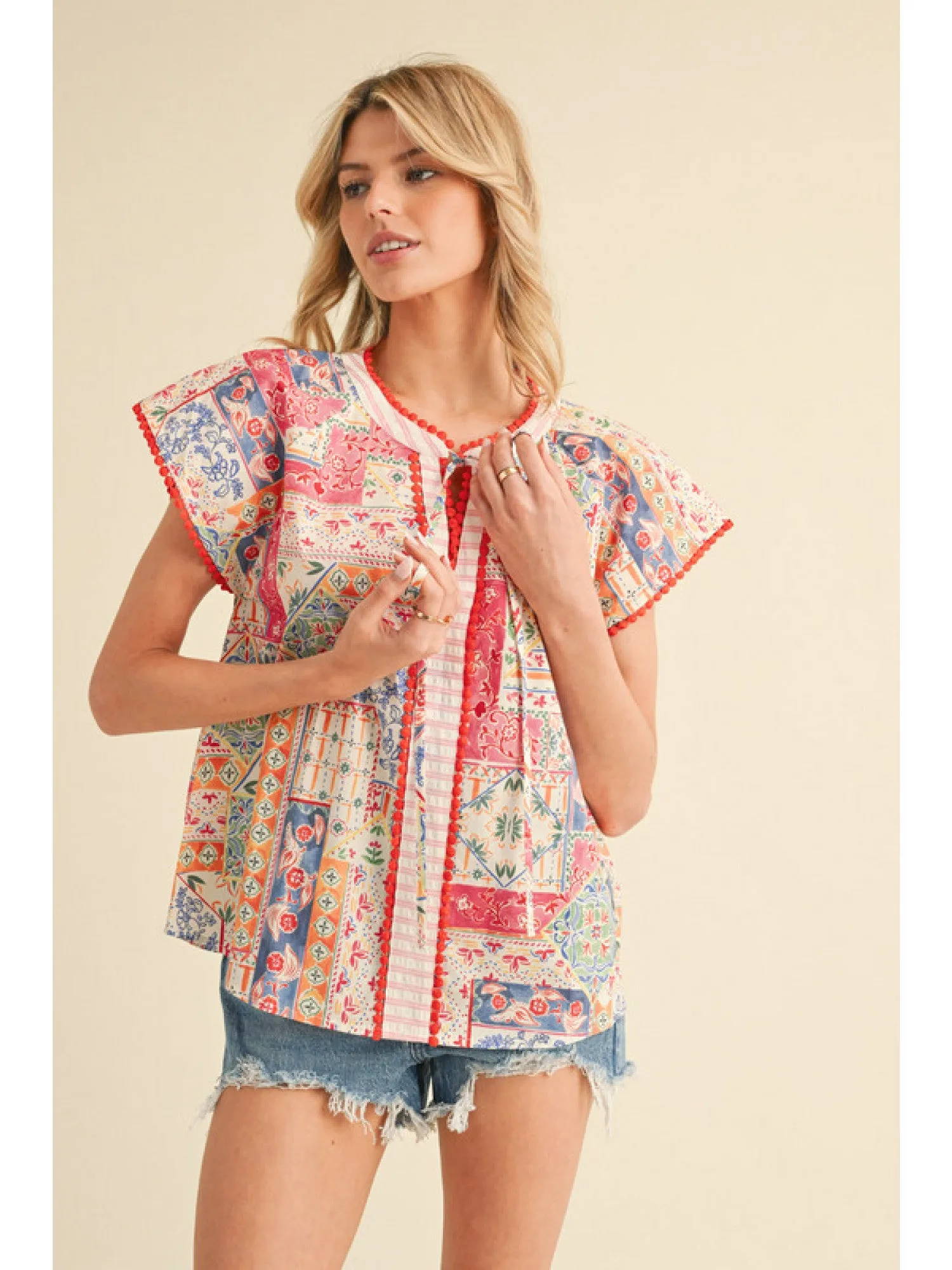 Kate Floral Print Blouse