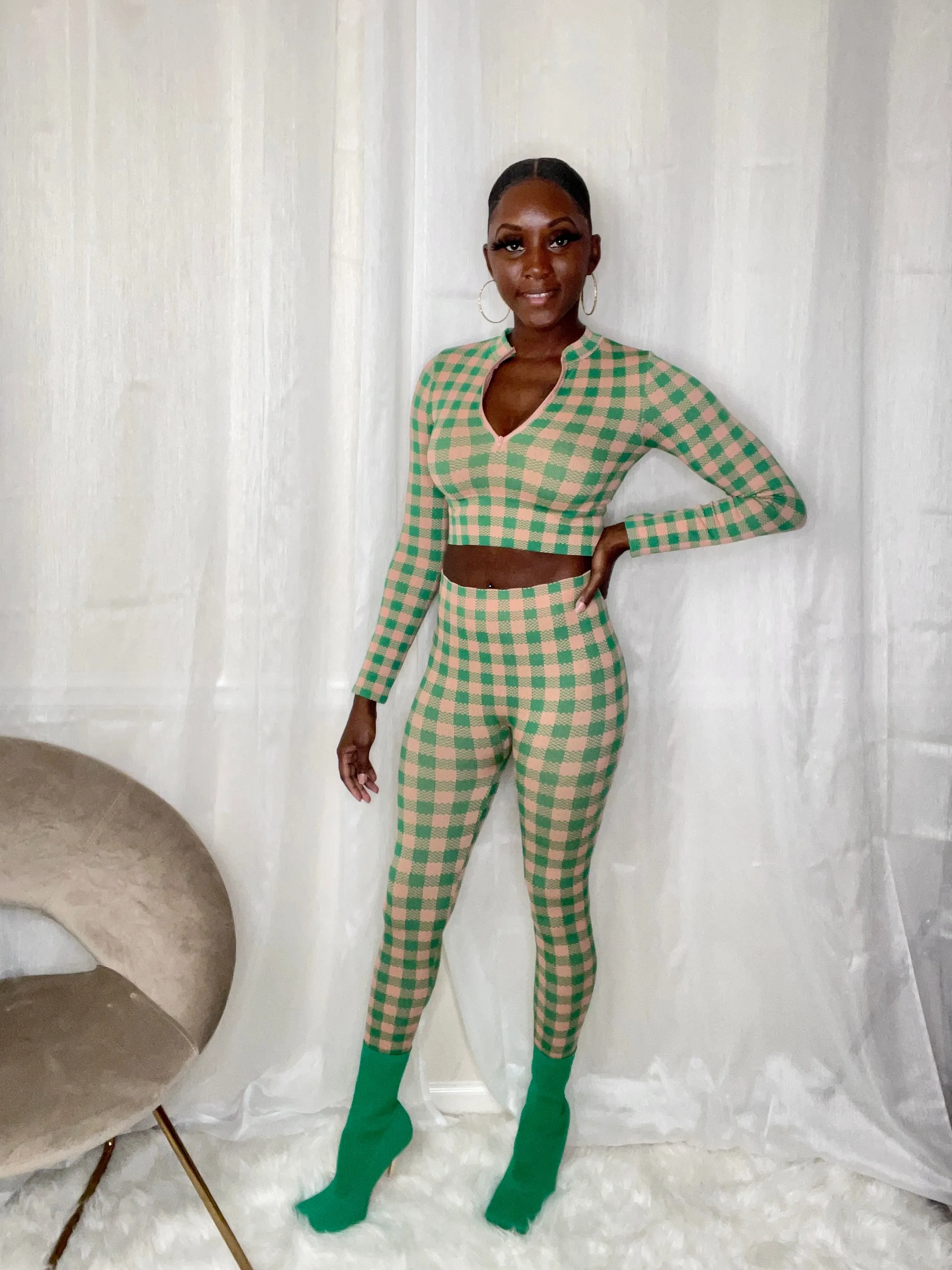 Kelly Green Leggings Set